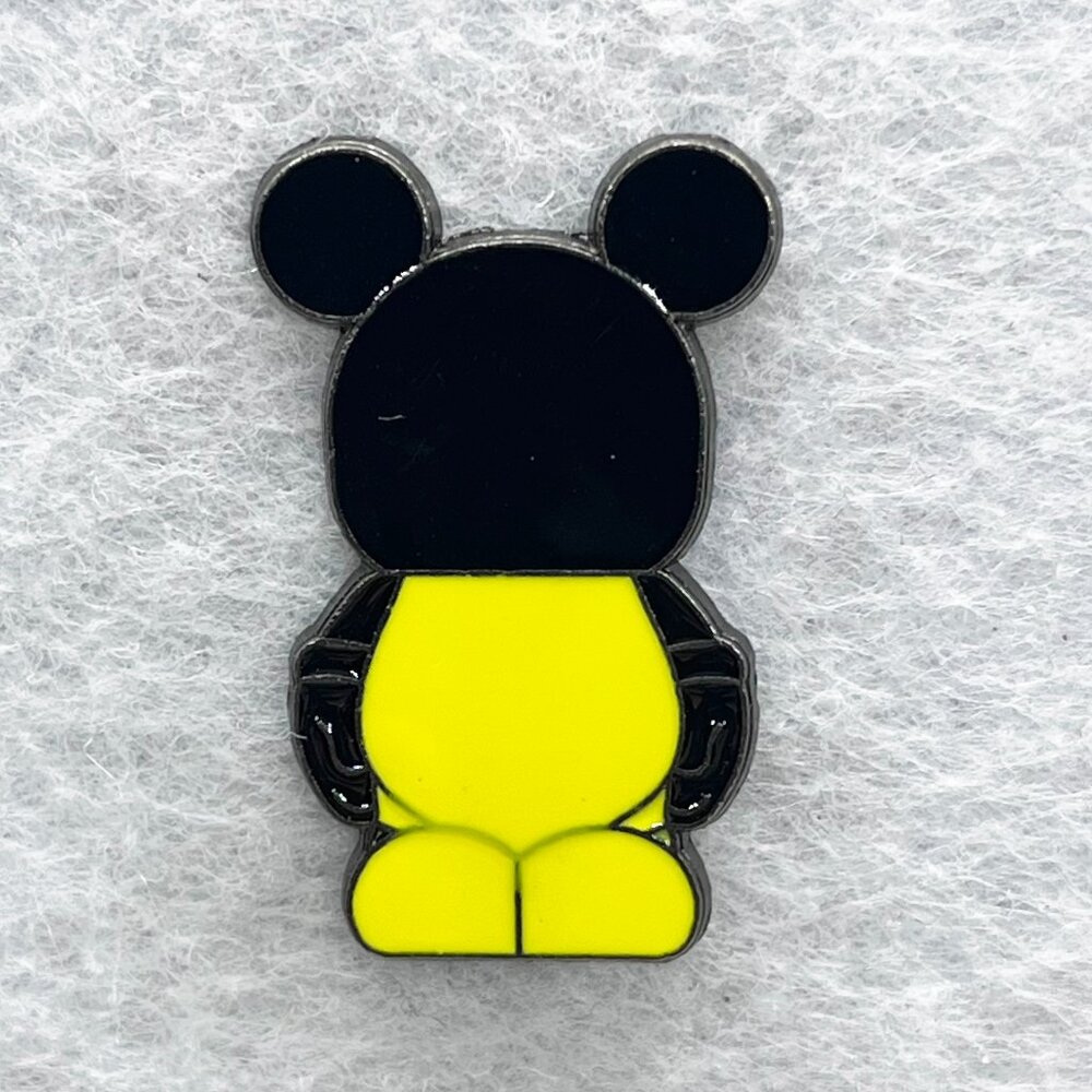 🔮 5/$25 Disney Vinylmation Jr Black And Yellow Pin